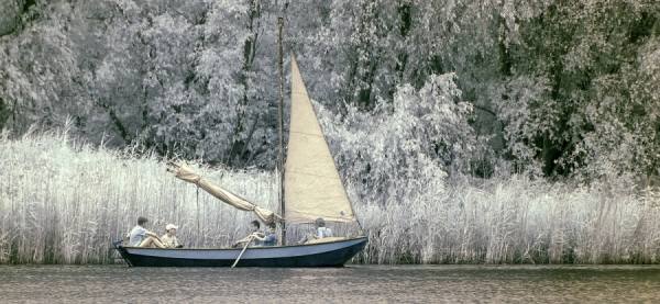 Photograph Gert Van Den Bosch Rowing Infrared on One Eyeland